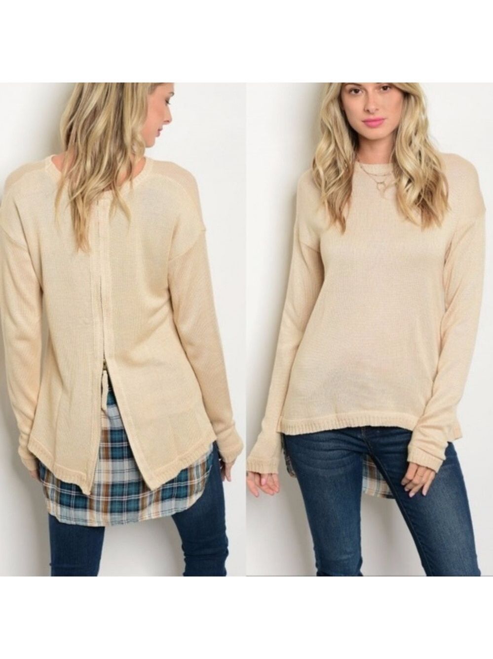 Zip Back Sweater